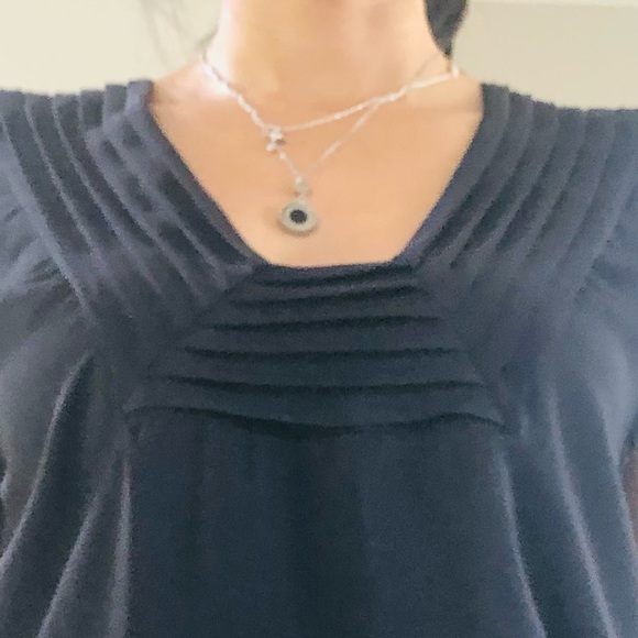 GEREN FORD BLACK SILK SLEEVELESS BLOUSE SZ XS! - Picture 5 of 8